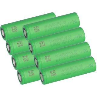 8x Murata Sony US 18650 VTC6 3120mAh 30A Batterie Akku...
