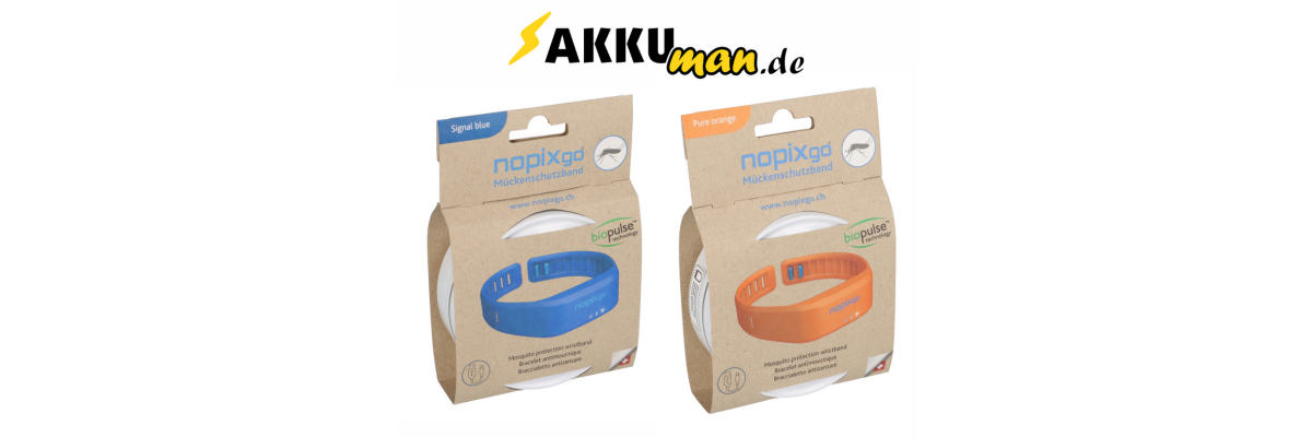 nopixgo® Swiss Hi-Tech Mückenschutz-Armband | Akkuman.de - nopixgo® Swiss Hi-Tech Mückenschutz-Armband | Akkuman.de