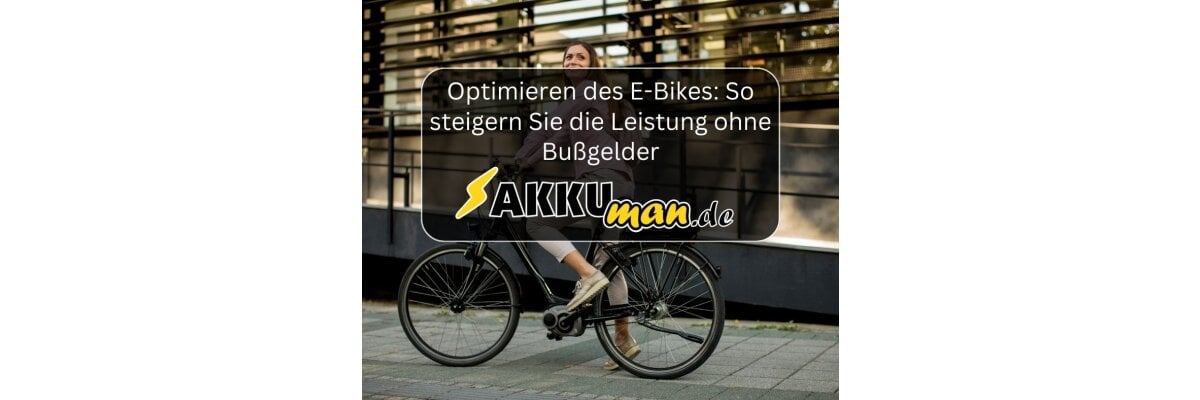Optimieren des E-Bikes: So steigern Sie die Leistung ohne Bußgelder - Optimieren des E-Bikes: So steigern Sie die Leistung ohne Bußgelder