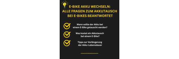 E-Bike Akku wechseln: Alle Fragen zum...