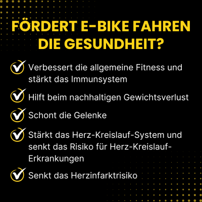 Fördert e-Bike fahren die Gesundheit?...