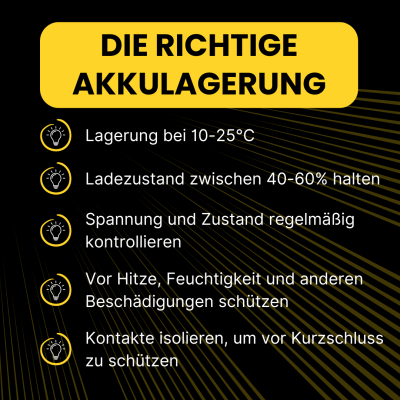 Akkus richtig lagern - Tipps &amp;...