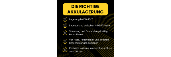 Akkus richtig lagern - Tipps &amp;...