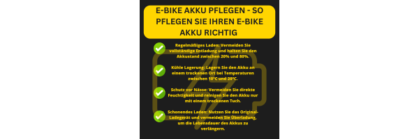 E-Bike Akku pflegen - So pflegen Sie...