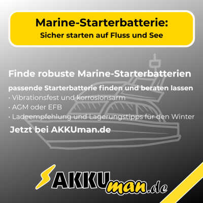 Marine-Starterbatterie: Sicher...