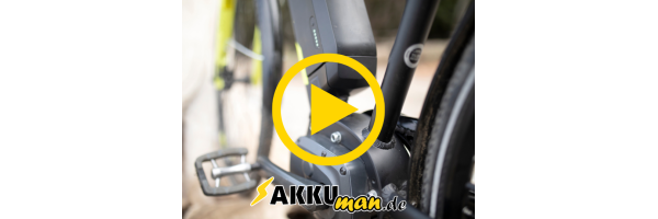 E-Bike Vision Rahmen Akku ein- und...
