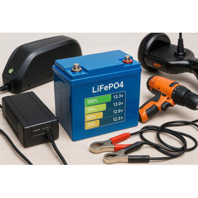 LiFePO4 Spannung &amp; Ladezustand:...