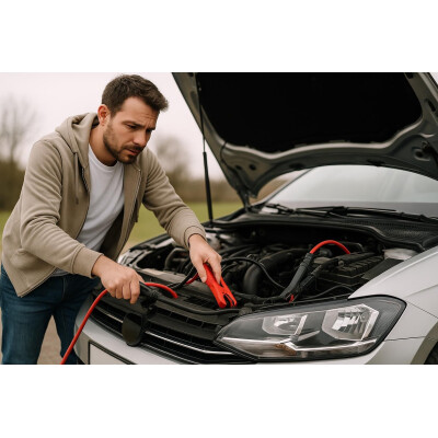 Auto startet nicht: Batterie prüfen...