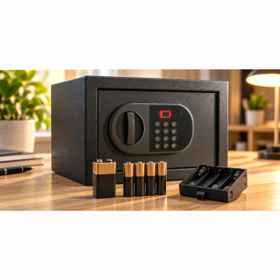 Tresor meldet Batterie leer: 9V oder...