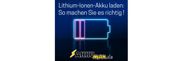 Lithium-Ionen-Akku richtig laden: So...