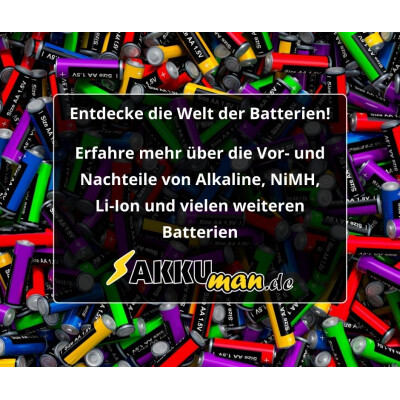 Batterie Arten: die gängigen...