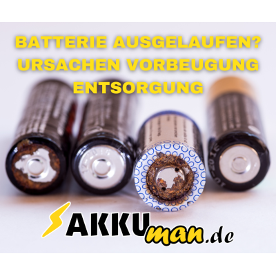 Batterie ausgelaufen? Ursachen...