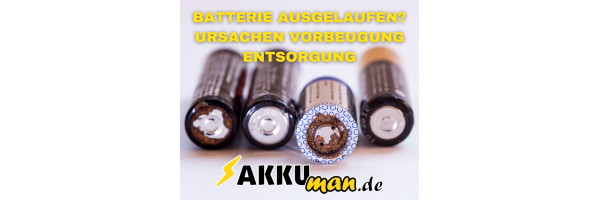 Batterie ausgelaufen? Ursachen...