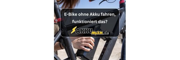 E-Bike ohne Akku fahren - wie...