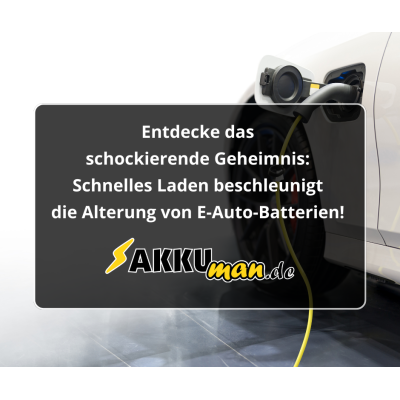 Schnelles Laden beschleunigt die...