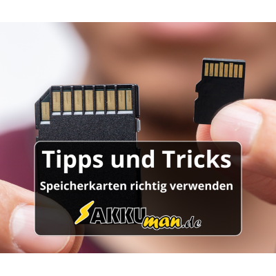 Tipps und Tricks: Speicherkarten...