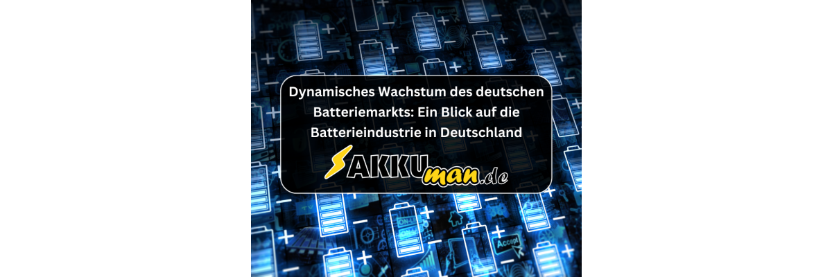 Dynamisches Wachstum des deutschen Batteriemarkts: Ein Blick auf die Batterieindustrie in Deutschland - Dynamisches Wachstum: Ein Blick auf die Batterieindustrie in Deutschland