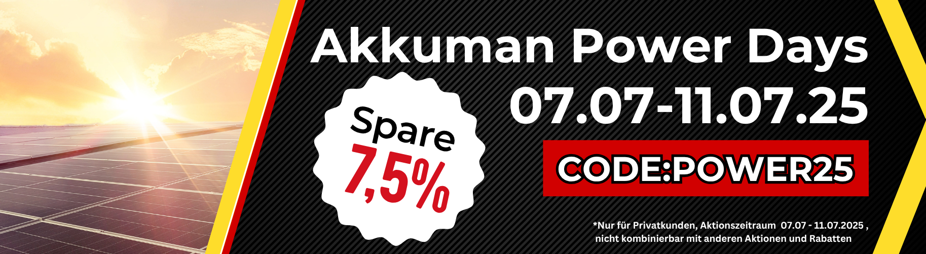 PRIME DAYs bei AKKUman.de