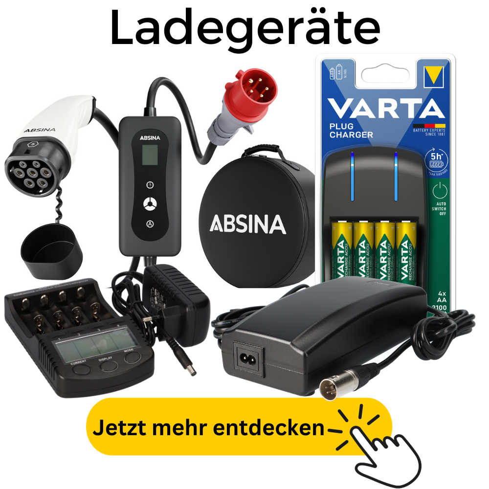 Ladegeräte bei AKKUman.de kaufen