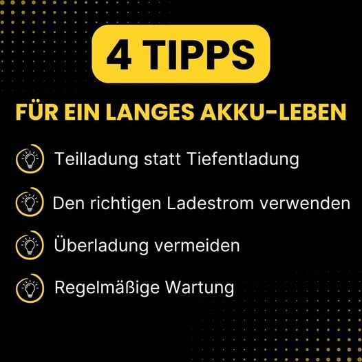 4 Tipps für ein langes Akkuleben