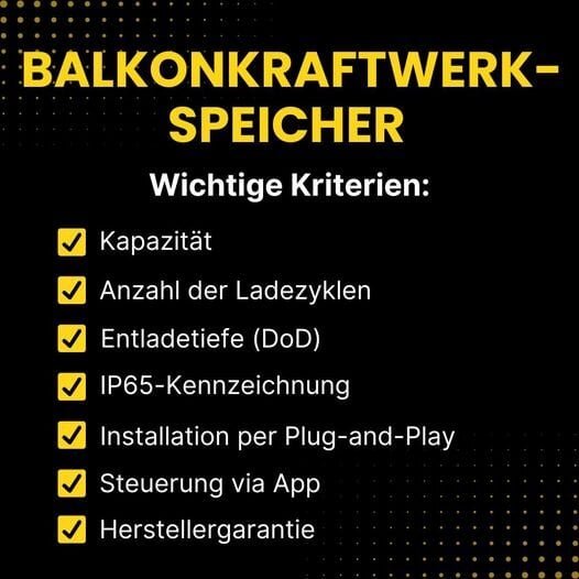 Wenn Du bereits ein Balkonkraftwerk besitzt, kannst Du es problemlos mit einem entsprechenden Speicher nachrüsten. So kannst Du den Strom effizient auch bei fehlendem Sonnenlicht nutzen