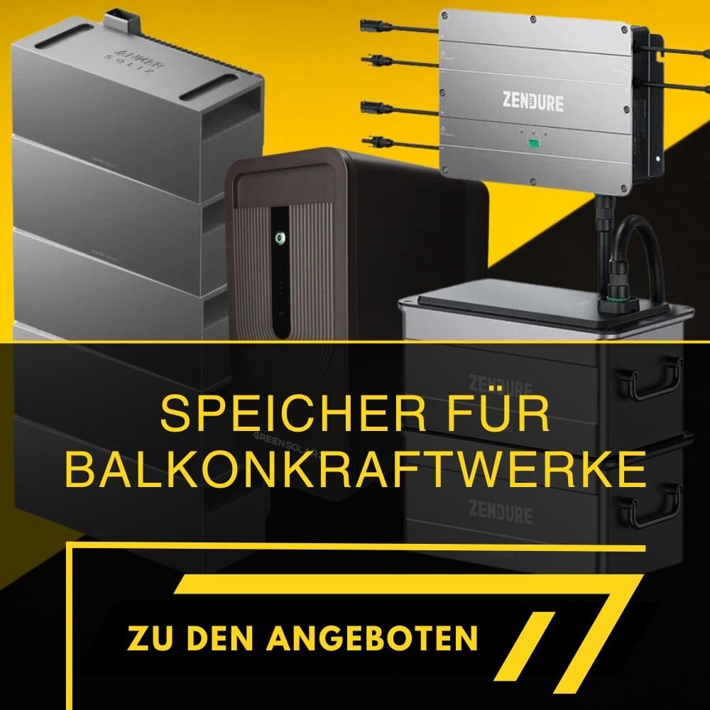 Speicher für Balkonkraftwerk