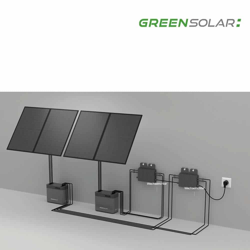 GreenSolar Speicher für Balkonkraftwerk