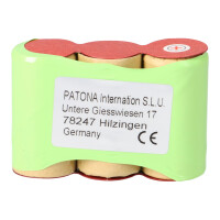 PATONA Akku für Gardena Accu 60 Typ 60 Garne Vario RV-E