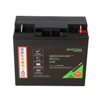 PATONA Premium AGM Akku 12V 20Ah – passend für Ca