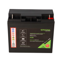 PATONA Premium AGM Akku 12V 22Ah – passend für So