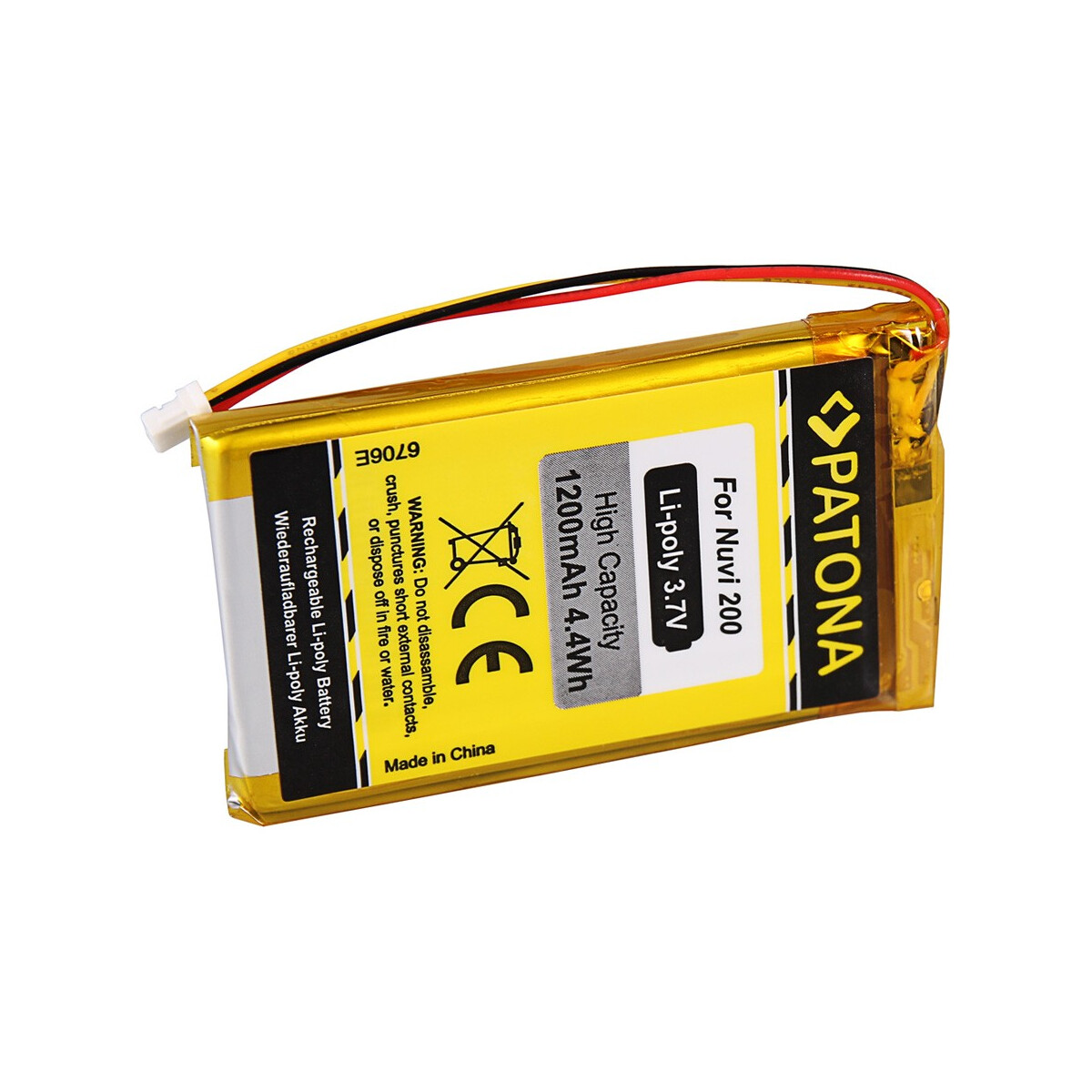 Akku für Garmin Nuvi 200 Nuvi 205 250 255 260 200W 205T 205W 205WT 252W