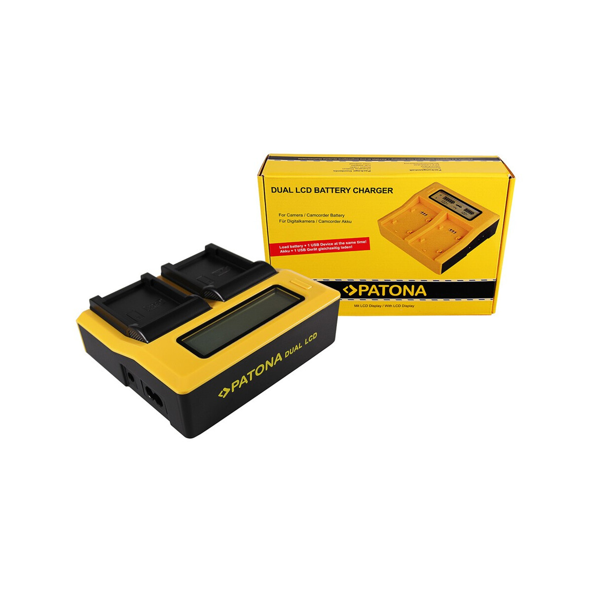 PATONA Dual LCD USB Ladegerät Casio NP-20 Exilim EXM1 EX-M1 EXM2 EX-M2 EXM20 EX-M20 EXS1
