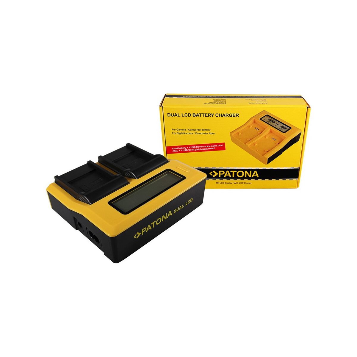 PATONA Dual LCD USB Ladegerät für BENQ Casio NP-40 DC P500 E520 E520+ E610 Casio NP-40 Casio