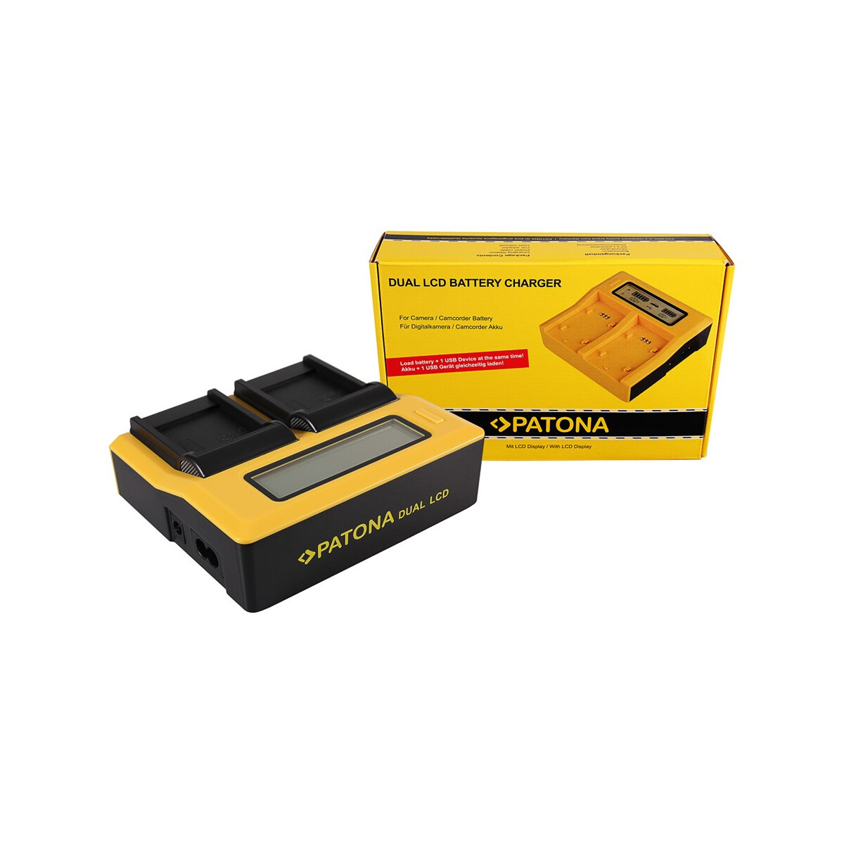 PATONA Dual LCD USB Ladegerät für Samsung SLB-07A TL TL100 TL210 TL220 TL225 TL90 SLB-07A PL150