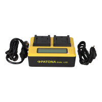 PATONA Dual LCD USB Ladegerät für Sony NP-FZ100 A7
