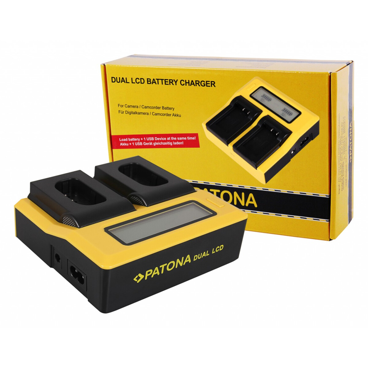 PATONA Dual LCD USB Ladegerät für Panasonic DMW-BLJ31 Lumix DC-S1 DC-S1R DC-S1H