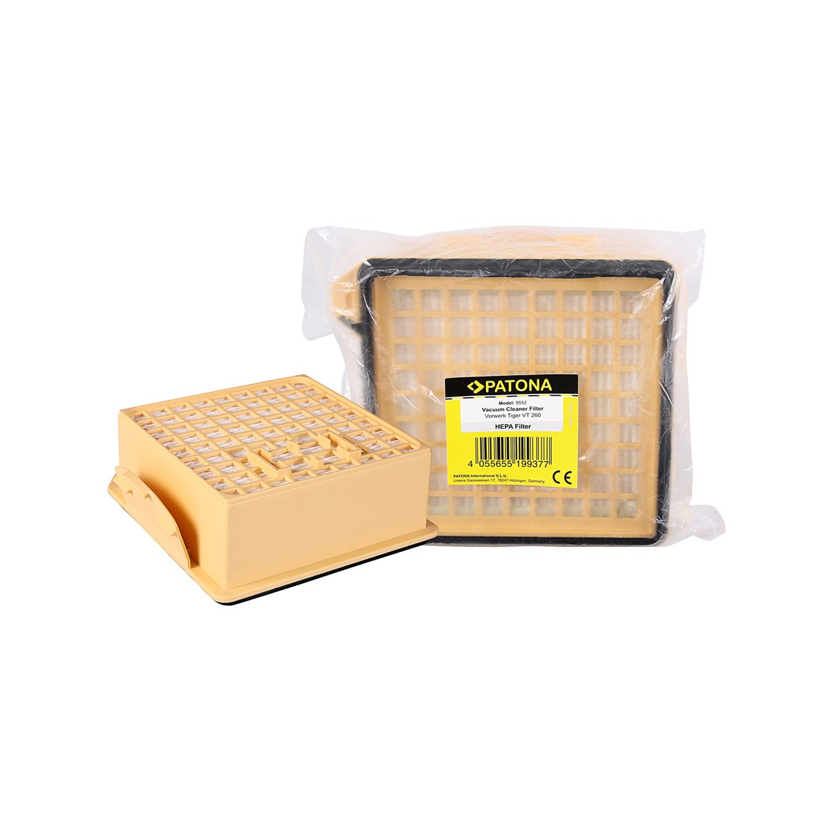 Hepa Filtersystem Pollenfilter kompatibel Vorwerk Tiger VT260