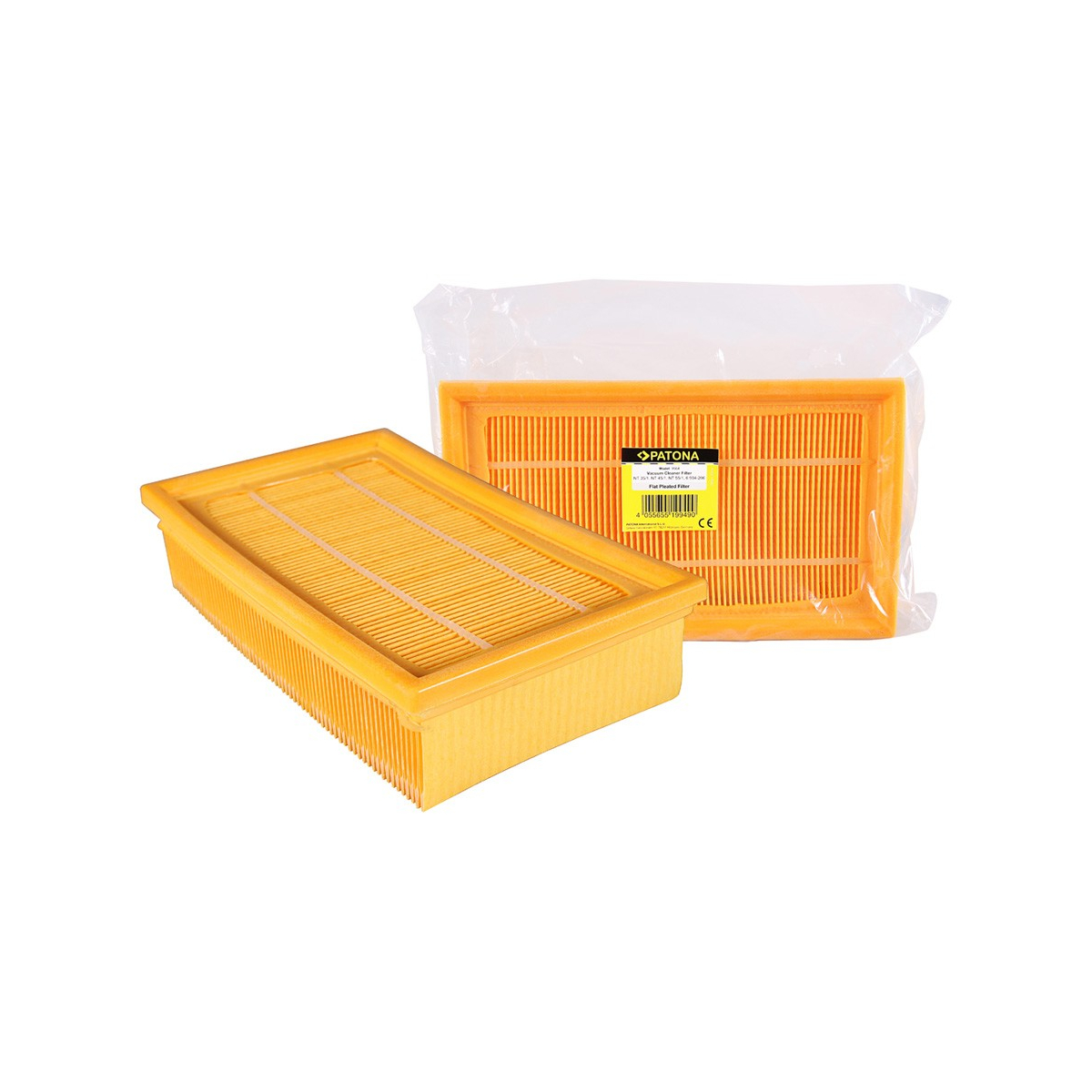 Flachfaltenfilter kompatibel Kärcher NT 35/1, NT 45/1, NT 55/1, 6.904-206