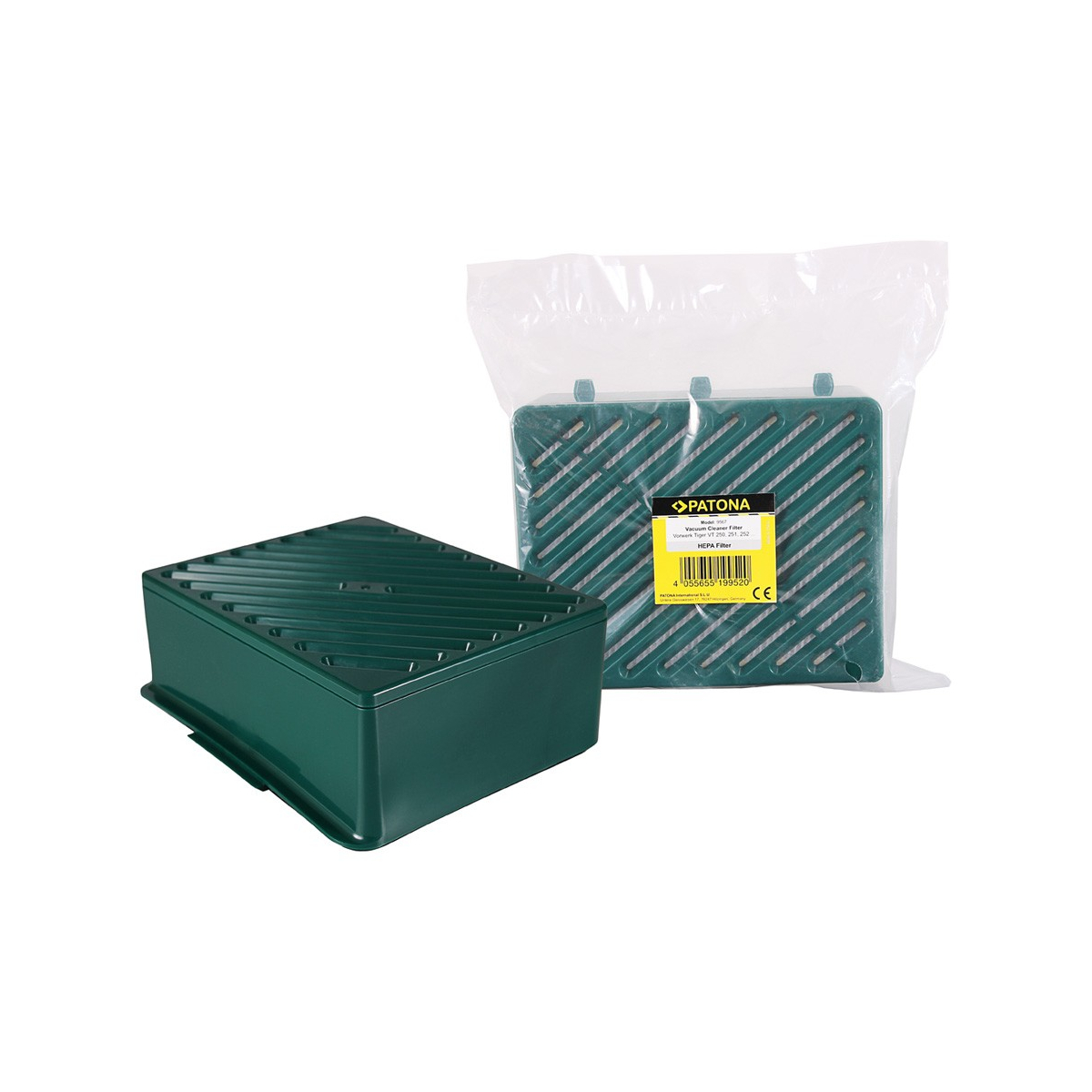 Hepa Filtersystem Pollenfilter kompatibel Vorwerk Tiger VT250 VT251 VT252