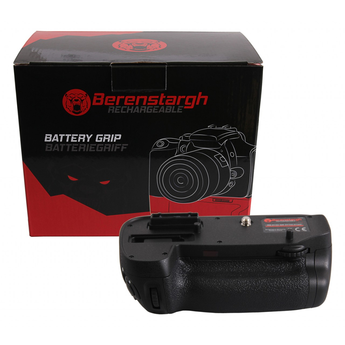 Berenstargh Batteriegriff für Nikon D7100 D7200 MB-D15H für 1 EN-EL15 Akku inkl. IR Fernbedienung