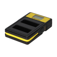 PATONA Smart Dual LCD USB Ladegerät für Olympus PS