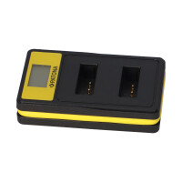 PATONA Smart Dual-LCD Kamera-Akkuladegerät Canon NB-13L