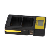 PATONA Smart Dual LCD USB Ladegerät für Sony NP-FZ