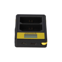 PATONA Smart Dual LCD USB Ladegerät für Sony NP-FZ