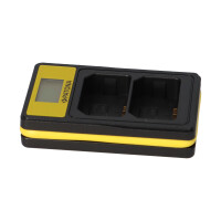 PATONA Smart Dual LCD USB Ladegerät für Sony NP-FZ