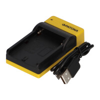 PATONA Slim Micro-USB Ladegerät für Sony NP-F970 N