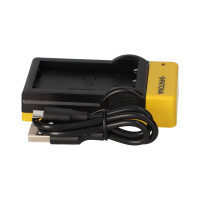 PATONA Slim Micro-USB Ladegerät für Nikon EN-EL9 D