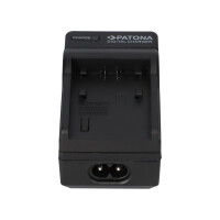 PATONA Slim Micro-USB Ladegerät für Sony NP-FP50 N