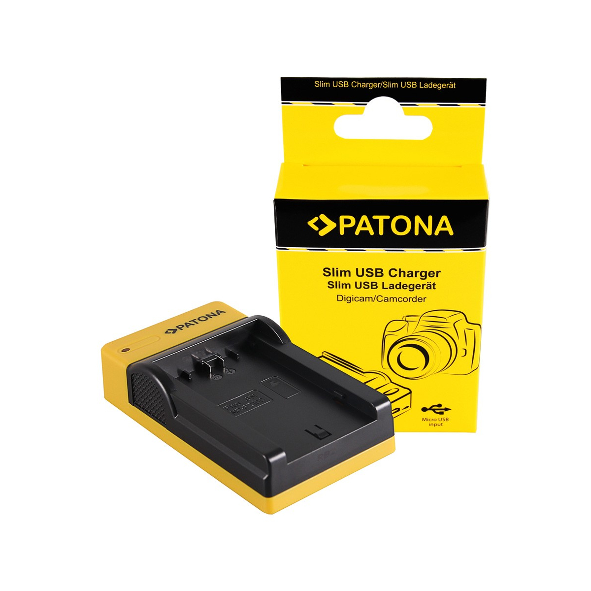 Slim Micro-USB Ladegerät f. NP-FZ100 A7 III A7M3 Alpha 7 III A7 R III A7RM3 Alpha 7 R III A9 Alpha 9 FZ100