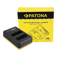 Dual LCD USB Ladegerät f. Canon LP-E8 55